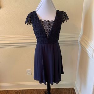 Navy blue dress